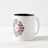 FDNY FIRE DEPT ARTS ツートーンマグカップ (正面右)