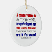 FDRが保守派をより厳しく定義する セラミックオーナメント (右)