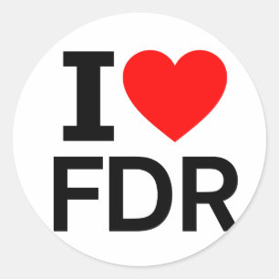 FDRが大好き ラウンドシール