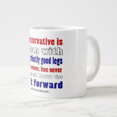 FDRが定義する保守主義 ジャンボコーヒーマグカップ (正面右)