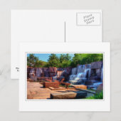 FDRメモリアル滝 ポストカード (正面/裏面)