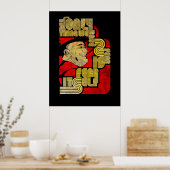 FDR恐怖タイポグラフィデザインプリント ポスター (キッチン)