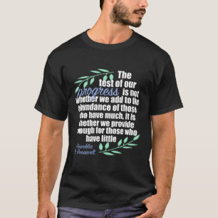 Fdr感動的民主慈善事業の進展Q Tシャツ