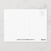 FDR記念館のフランクリン・ルーズベルト像 ポストカード (裏面)