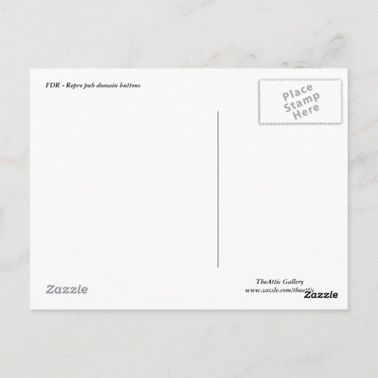 FDR – はがき (裏面)