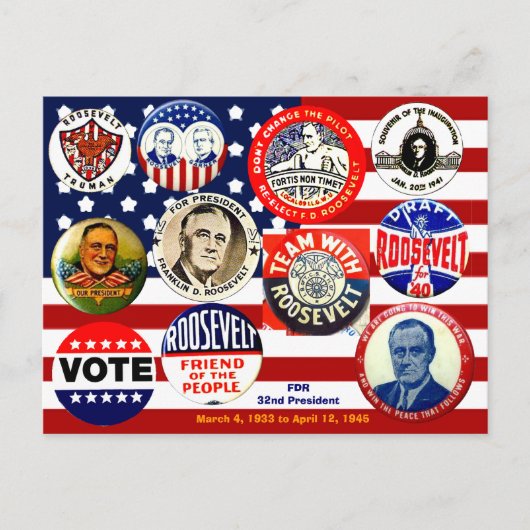 FDR – はがき (正面)