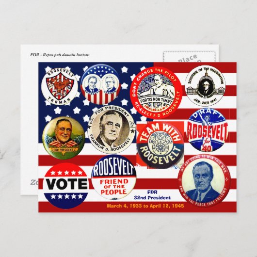 FDR – はがき (正面/裏面)