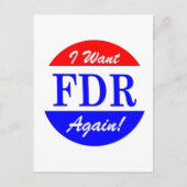 FDR – アメリカのもっとも偉大トリビュート大統領 ポストカード (正面)