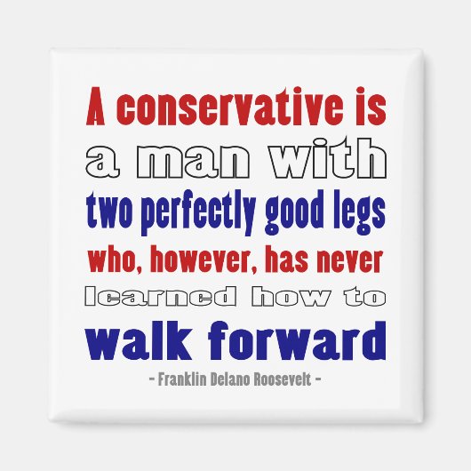 FDR、保守派をより厳しく定義する マグネット (正面)