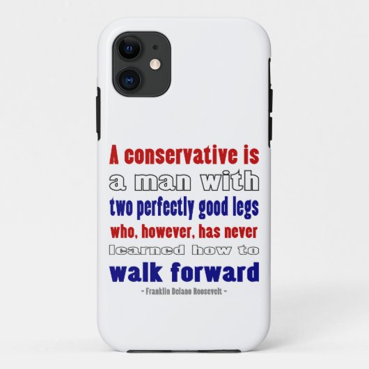 「FDR、保守派を暗黒と定義」 Case-Mate iPhoneケース (裏面)
