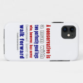 「FDR、保守派を暗黒と定義」 Case-Mate iPhoneケース (裏面(横))
