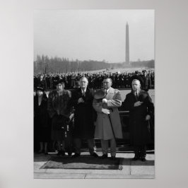 FDR Honoring Abraham Lincoln - 1940 ポスター