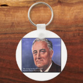 FDR (Roosevelt) "Be Brief"知恵引用文ギフト キーホルダー (正面)