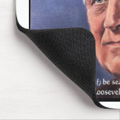 FDR (Roosevelt) "Be Brief"知恵引用文ギフト マウスパッド (コーナー)
