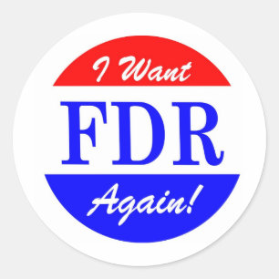 FDR - Tributeアメリカですばらしい大統領 ラウンドシール