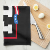 FDTおもしろいアンチトランプ禁止トランプ キッチンタオル (四つ折り)