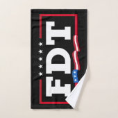 FDTおもしろいアンチトランプ禁止トランプ ハンドタオル (ハンドタオル)