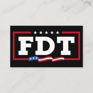 FDTおもしろいアンチトランプ禁止トランプ 名刺