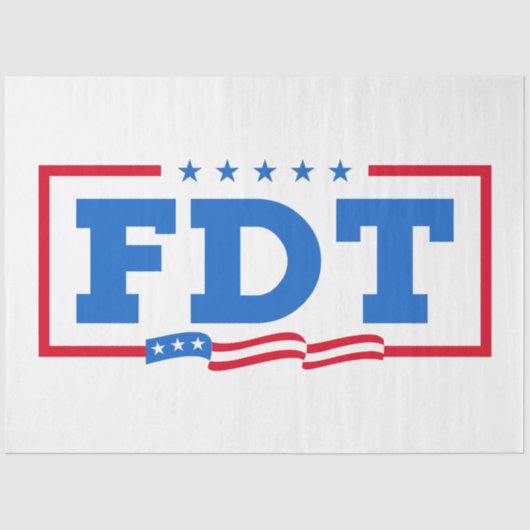 FDTおもしろいアンチトランプ禁止トランプ 薄葉紙 (正面)