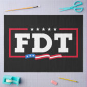 FDTおもしろいアンチトランプ禁止トランプ 薄葉紙 (クラフト)