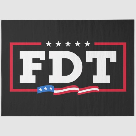 FDTおもしろいアンチトランプ禁止トランプ 薄葉紙 (正面)
