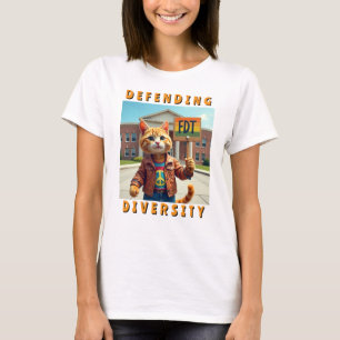 FDTが多様性を擁護する政治 Tシャツ