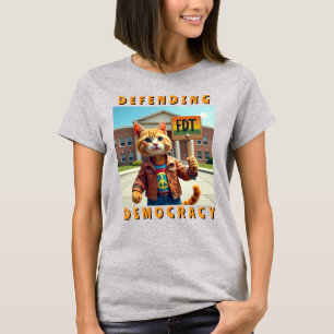 FDTが民主主義の政治を擁護 Tシャツ
