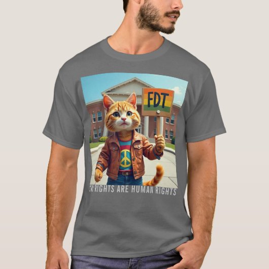 FDTゲイ権利政治 Tシャツ (正面)