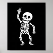 FDTトランプおもしろいアンチトランプ骨格 ポスター (正面)