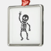 FDTトランプおもしろいアンチトランプ骨格 メタルオーナメント (左)