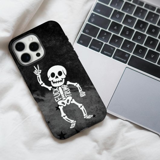 FDTトランプおもしろいアンチトランプ骨格 Case-Mate iPhoneケース