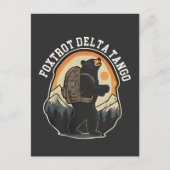 FDTレジストベアーフォックストロットデルタゴン インビテーションポストカード (正面)