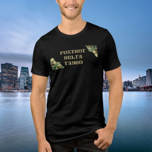FDT戦術抵抗Tee - Foxtrot Delta Tango トライブレンドTシャツ