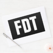 FDT 長方形シール (封筒)