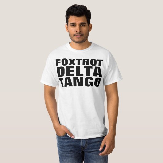 FDT FOXTROT DELTA TANGO Tシャツ (正面フル)