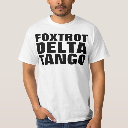 FDT FOXTROT DELTA TANGO Tシャツ (正面)