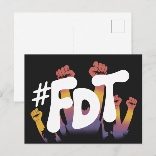 FDT Hands in the Air ポストカード (正面/裏面)