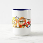 FeΩΩaticブラウン・トラウトのコーヒー・マグ マグカップ (中央)