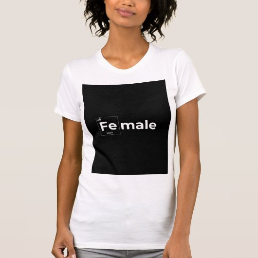 Fe男性 – 女性のTシャツ Tシャツ (正面)