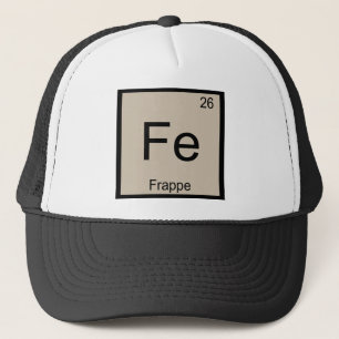 Fe - フラペ化学元素記号 キャップ