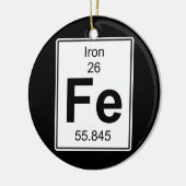 Fe -鉄 セラミックオーナメント (左)