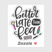 Feaより遅い、辛辣な シール (シート)