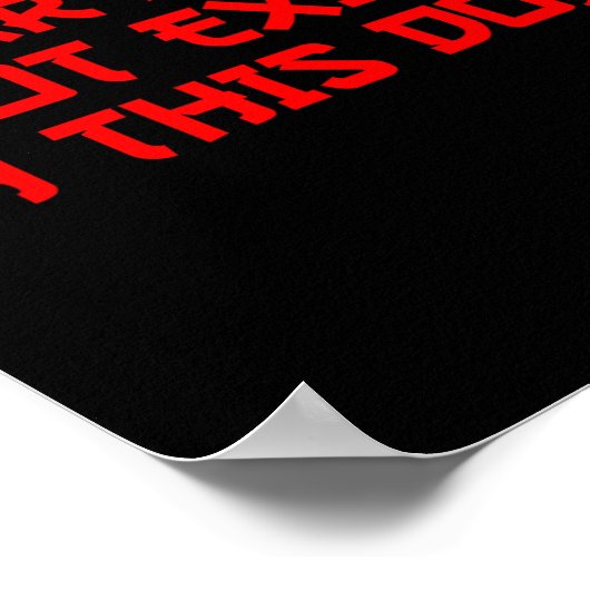 Fear Does Not Exist In This Dojo 80's Karate  ポスター (角)