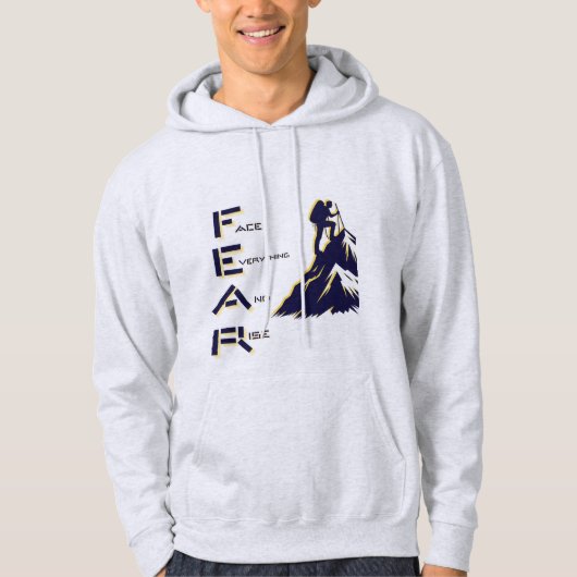 FEAR (Face Everything And Rise) Hoodie パーカ (正面)