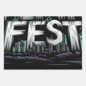 FEAR FEST ラッピングペーパーシート (正面2)