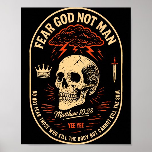 Fear God Not Mean Do Not Fear Those Kill The Body  ポスター (正面)