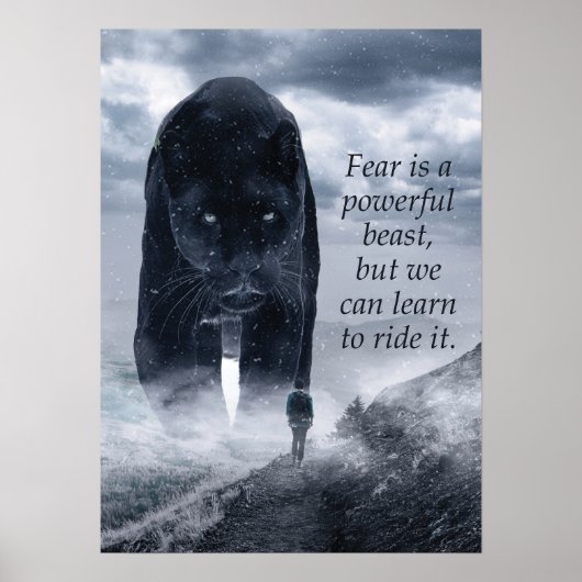 Fear Is A Powerful Beast, Panther - Success Poster ポスター (正面)