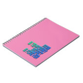 fear is temporary spiral photo Notebook ノートブック (左側)