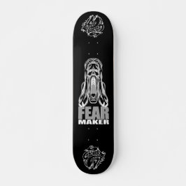 "FEAR MAKER - ホラー絶叫ドクロ スケートボード デッキ"