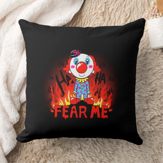Fear Meピエロ クッション (ブランケット)